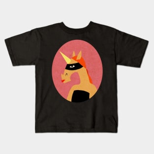 Masked Unicorn V03 Kids T-Shirt